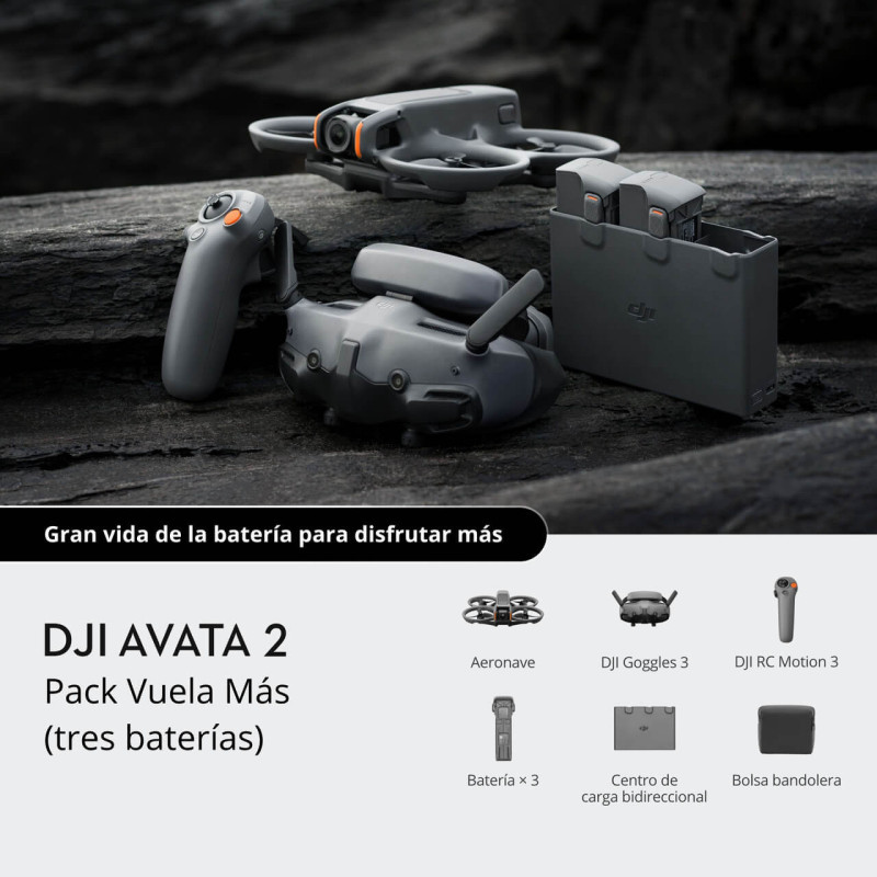 DJI Avata 2 Fly More Combo (Three Batteries)