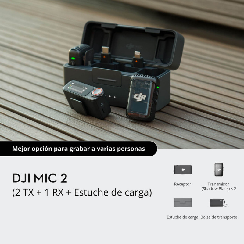 DJI Mic 2 (2TX+1RX+charging Case)